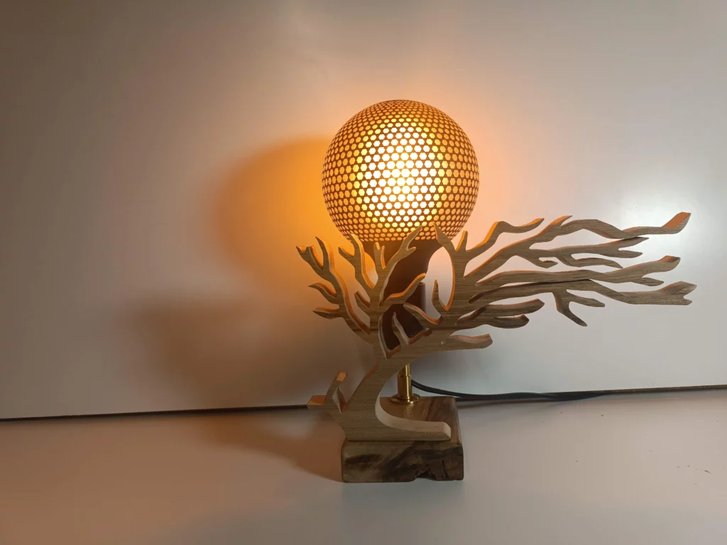 Lampe "arbre penché" – Image 4