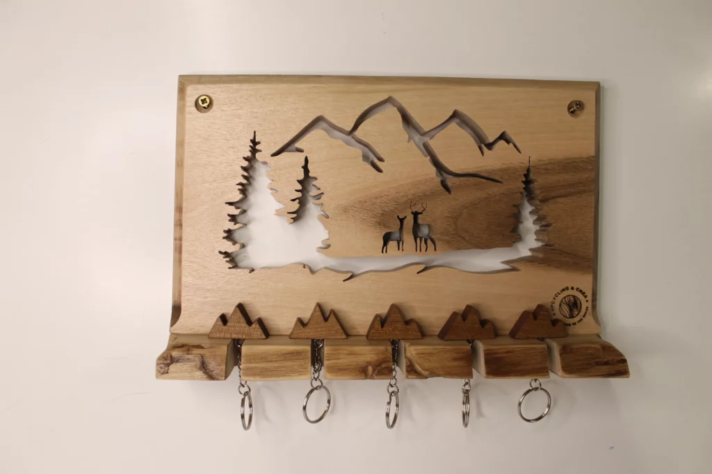 Accroche clefs mural "nature" – Image 3