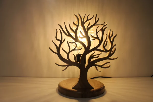 Lampe "arbre rond"